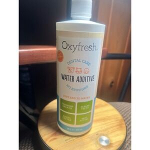 Oxyfresh Dental Care Water Additive for Pets Freshens Breath Fights Tartar 16 Oz